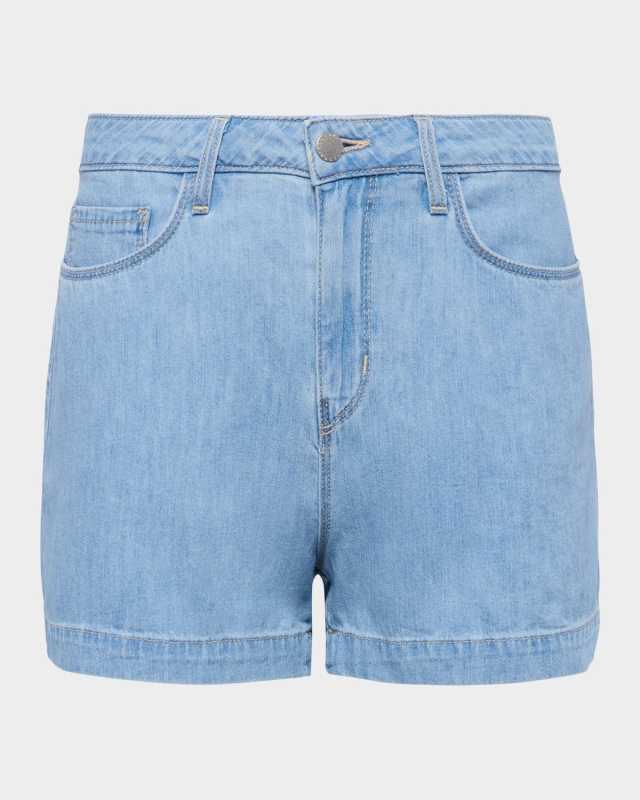 Gina High-Rise Denim Shorts